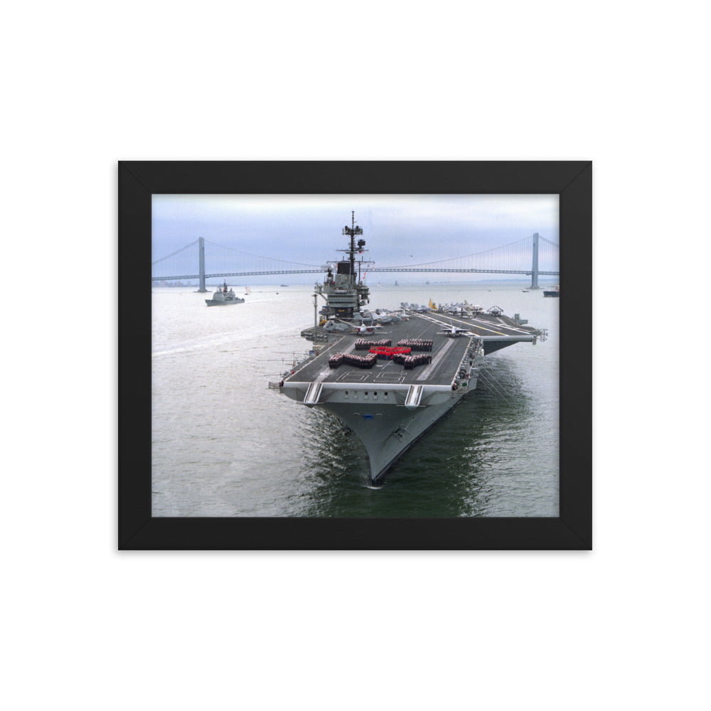 USS Forrestal (CV-59) Framed Ship Photo