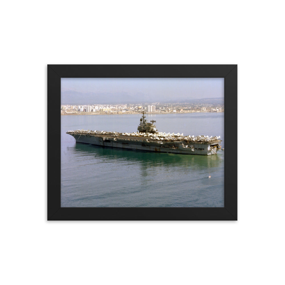 USS Independence (CV-62) Framed Ship Photo