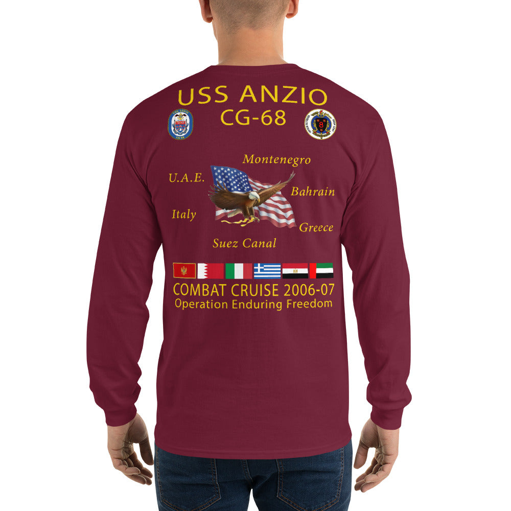 USS Anzio (CG-68) 2006-07 Long Sleeve Cruise Shirt