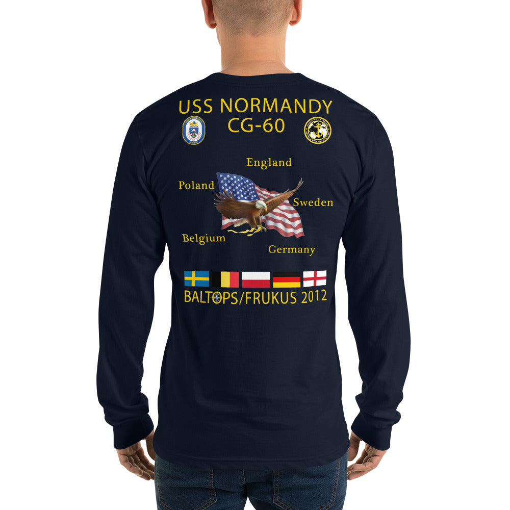 USS Normandy (CG-60) 2012 Long Sleeve Cruise Shirt