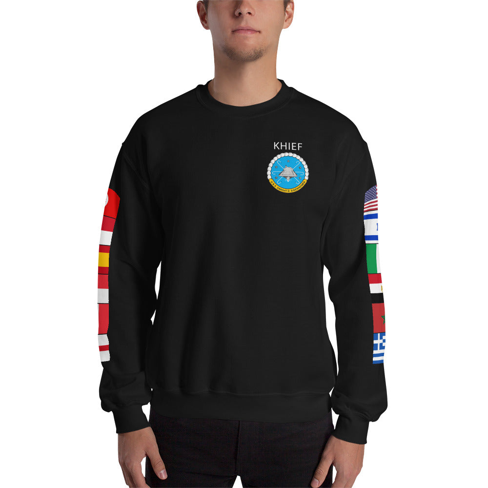 IKE CUSTOM w/FLAGS - E HUGHES - Sweatshirt