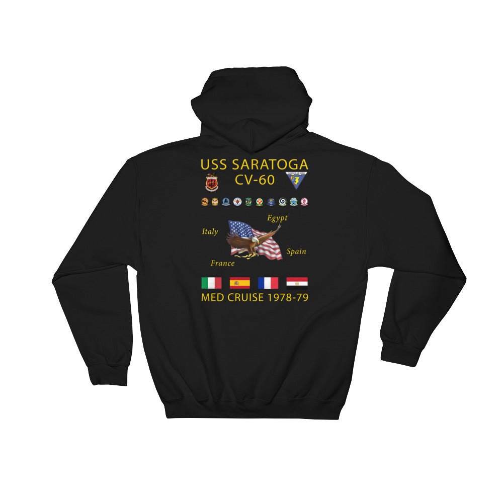 USS Saratoga (CV-60) 1978-79 Cruise Hoodie