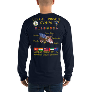 USS Carl Vinson (CVN-70) 2011-12 Long Sleeve Cruise Shirt