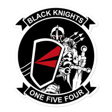 Load image into Gallery viewer, VF-154 Black Knights Squadron Crest VInyl Sticker