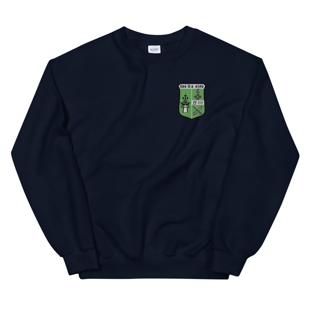 USS Simms (FF-1059) Ship's Crest Sweatshirt