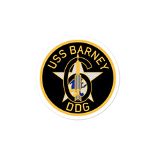 Load image into Gallery viewer, USS Barney (DDG-6) Ship&#39;s Crest Vinyl Sticker