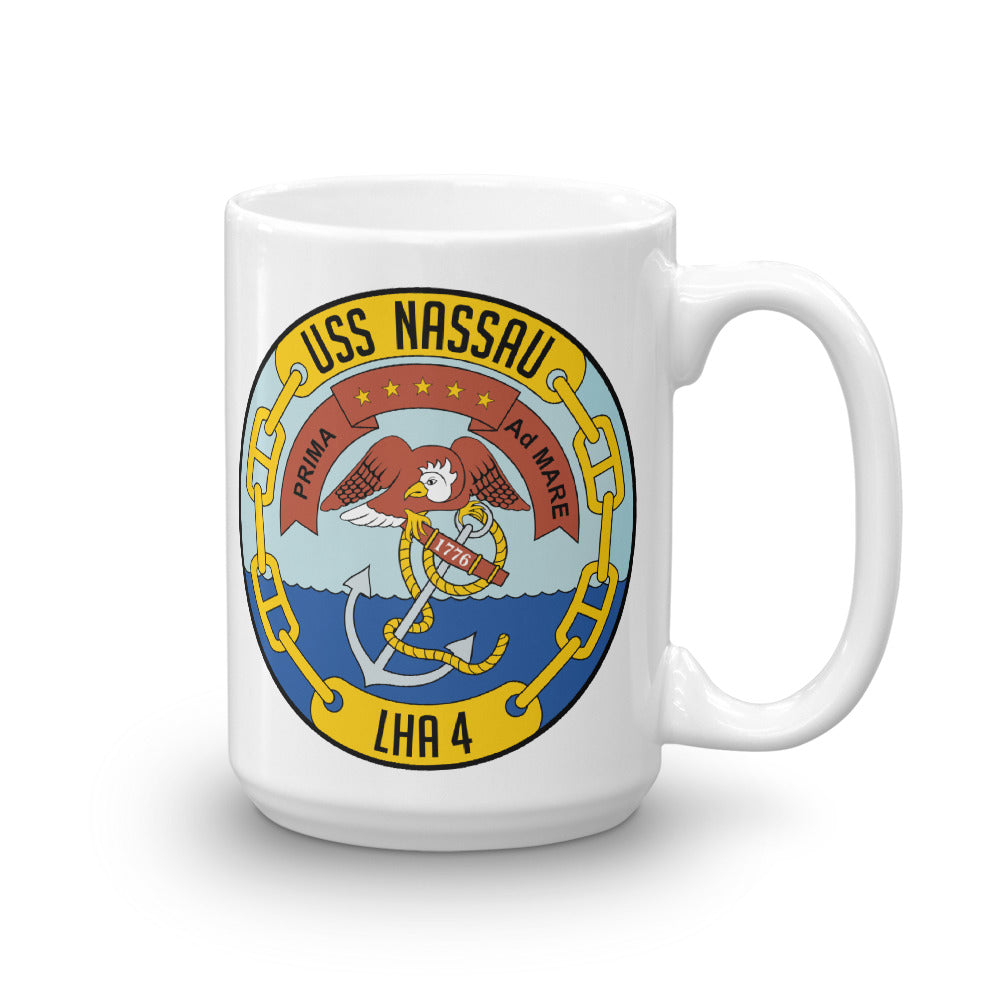 USS Nassau (LHA-4) Ship's Crest Mug
