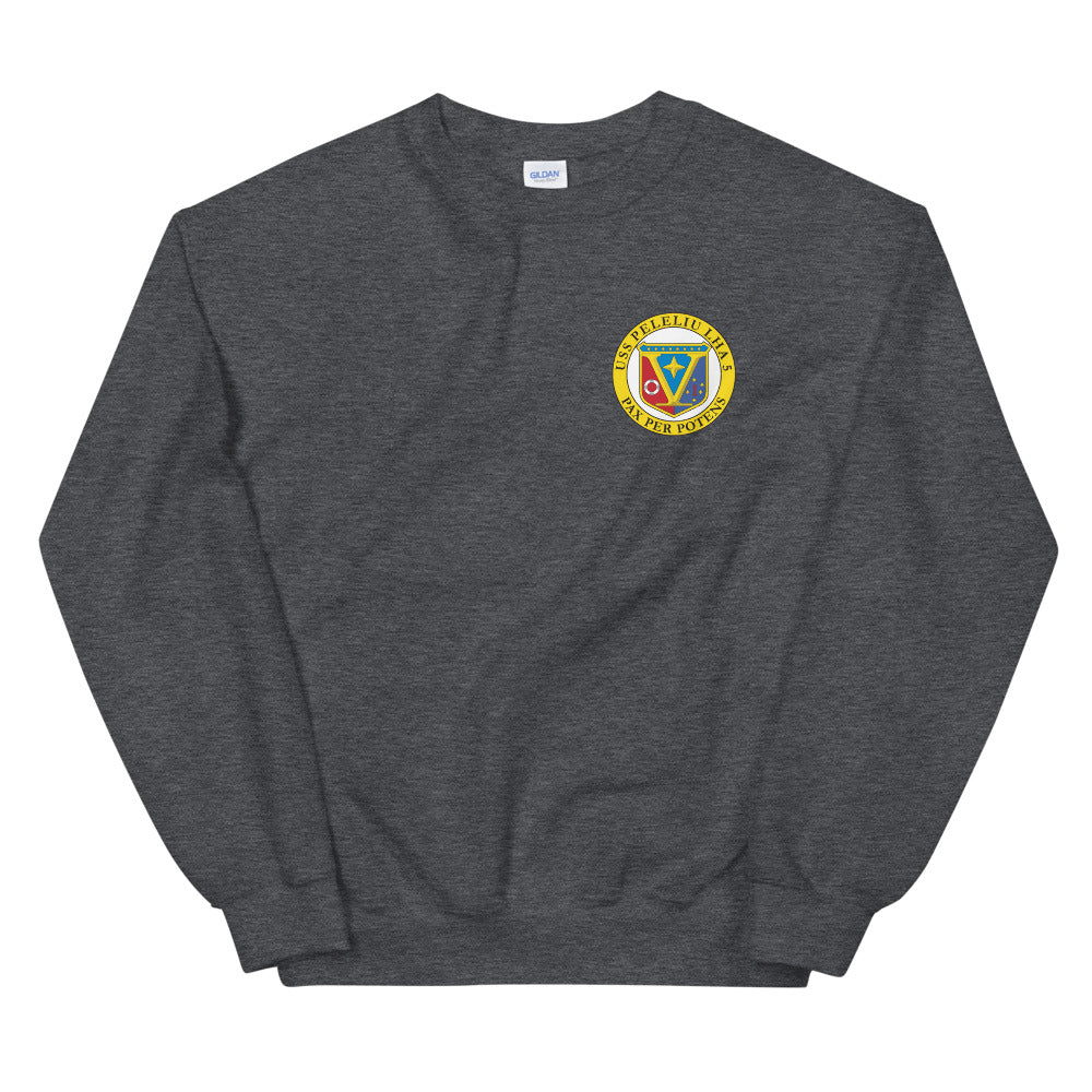 USS Peleliu (LHA-5) Ship's Crest Sweatshirt
