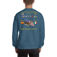 Load image into Gallery viewer, USS John F. Kennedy (CV-67) 1975-76 Cruise Sweatshirt