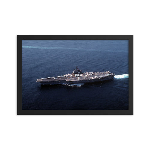 USS Saratoga (CV-60) Framed Ship Photo