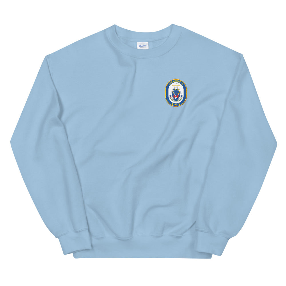 USS Decatur (DDG-73) Ship's Crest Sweatshirt