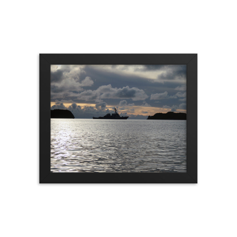 USS Benfold (DDG-65) Framed Ship Photo