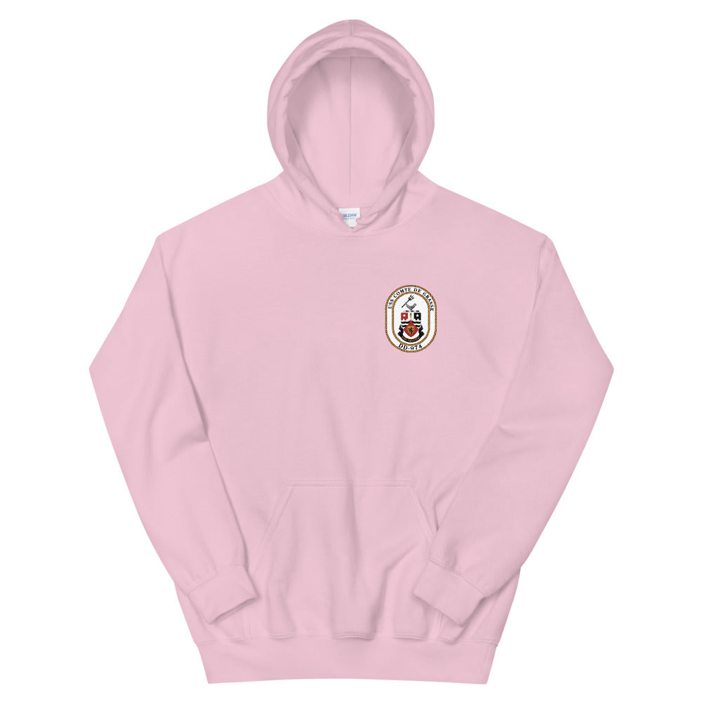 USS Comte De Grasse (DD-974) Ship's Crest Hoodie