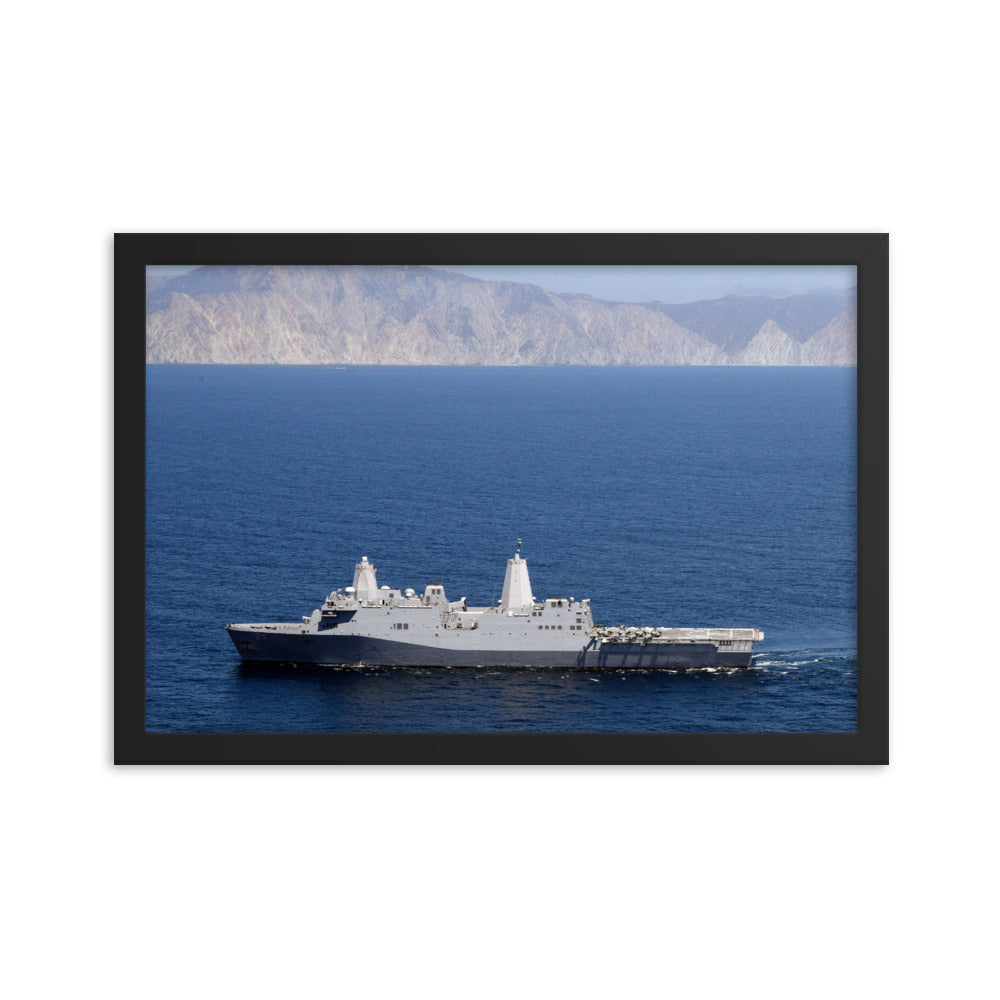 USS Somerset (LPD-25) Framed Ship Photo