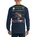 USS Enterprise (CVN-65) 1978 Long Sleeve Cruise Shirt