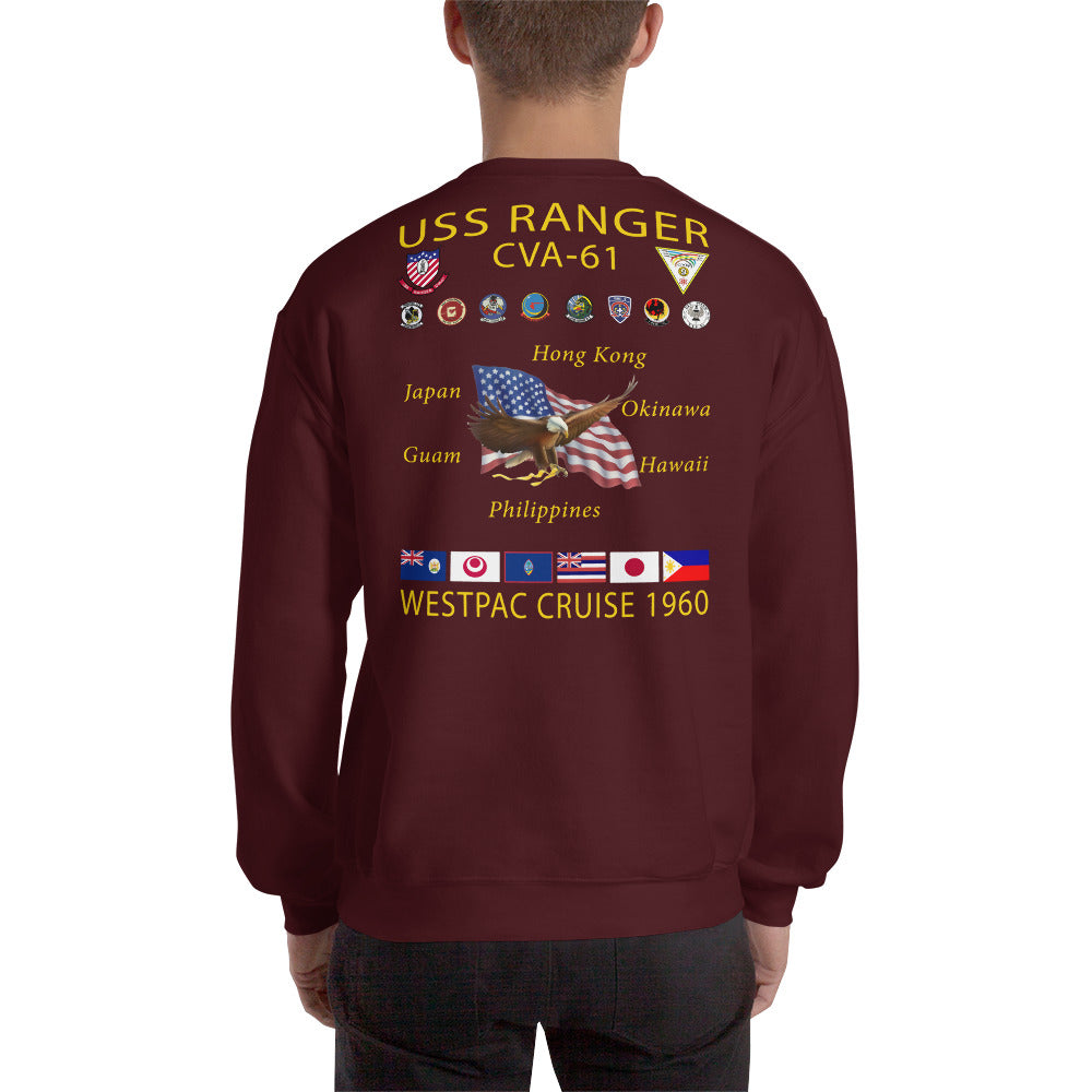 USS Ranger (CVA-61) 1960 Cruise Sweatshirt