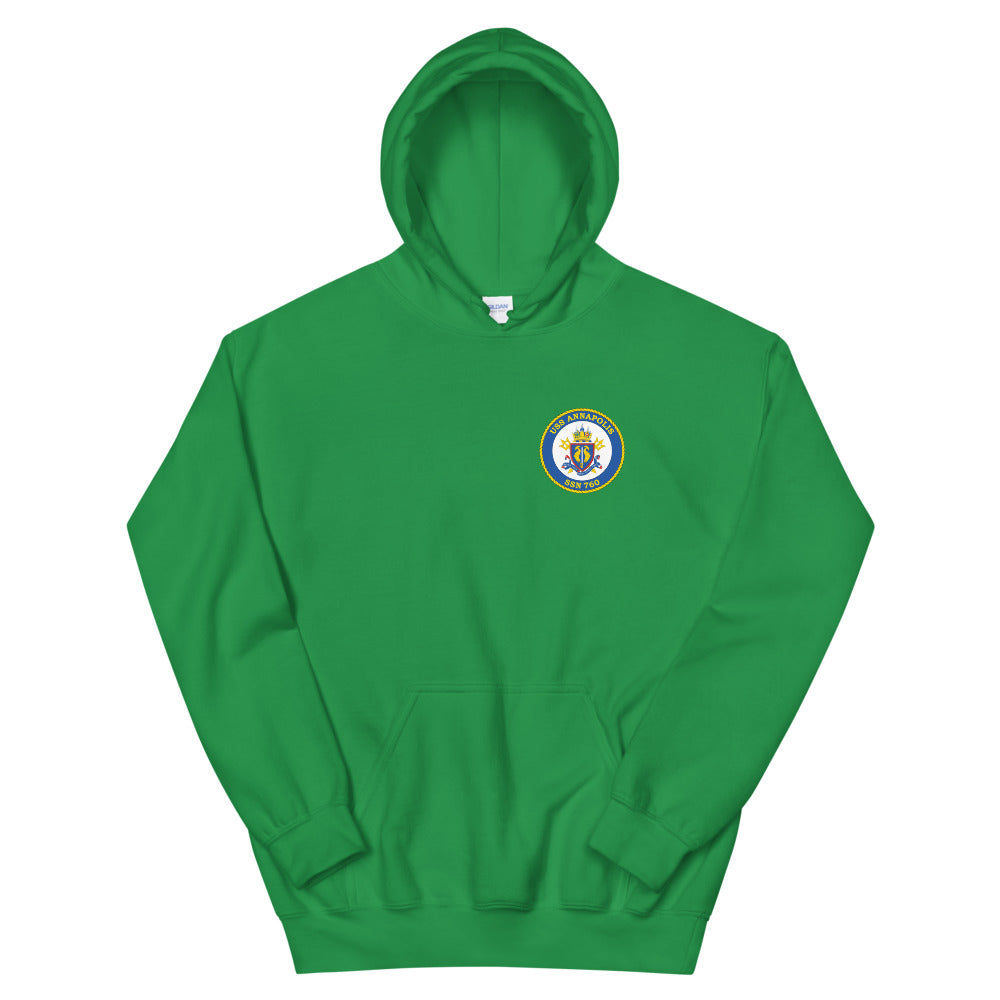 USS Annapolis (SSN-760) Ship's Crest Hoodie