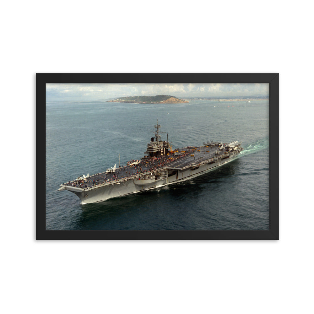 USS Ranger (CV-61) Framed Ship Photo