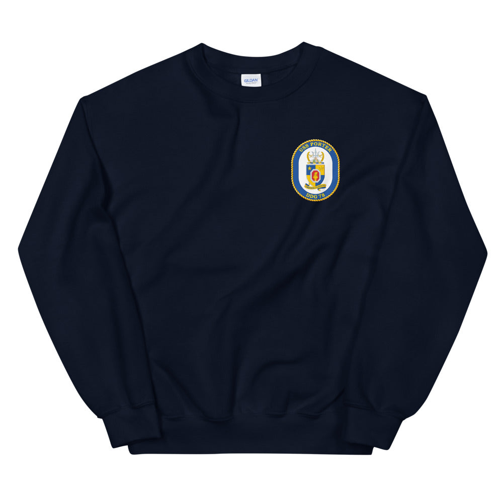 USS Porter (DDG-78) Ship's Crest Sweatshirt