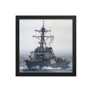 USS Arleigh Burke (DDG-51) Framed Ship Photo