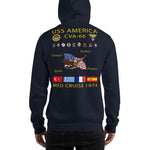 USS America (CVA-66) 1974 Cruise Hoodie