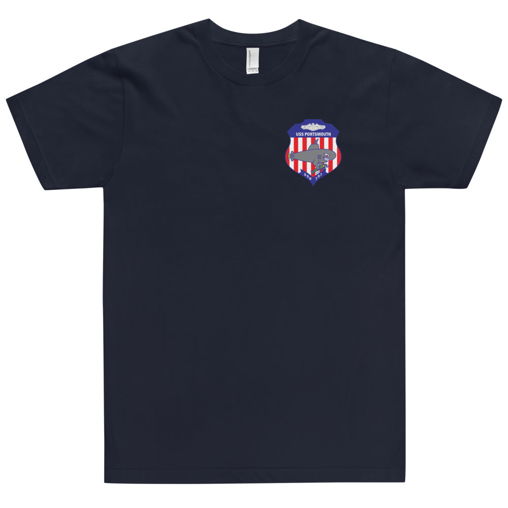 USS Portsmouth (SSN-707) Ship's Crest Shirt