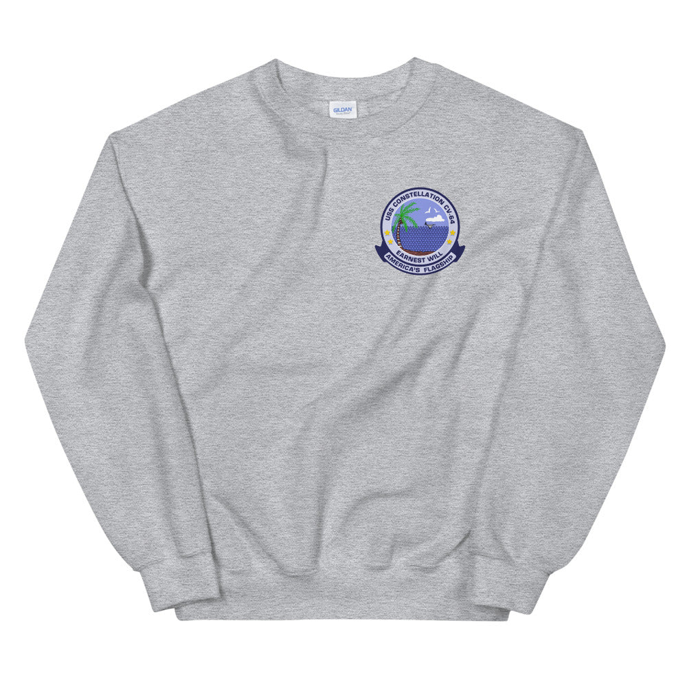 USS Constellation (CV-64) Operation Earnest Will Sweatshirt