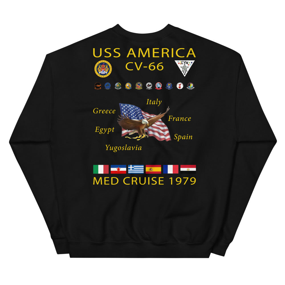USS America (CV-66) 1979 Cruise Sweatshirt