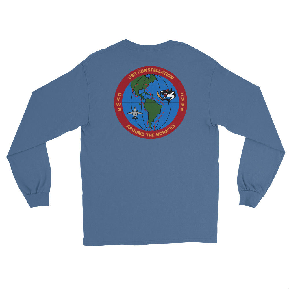 USS Constellation (CV-64) Around the Horn '93 Long Sleeve Shirt