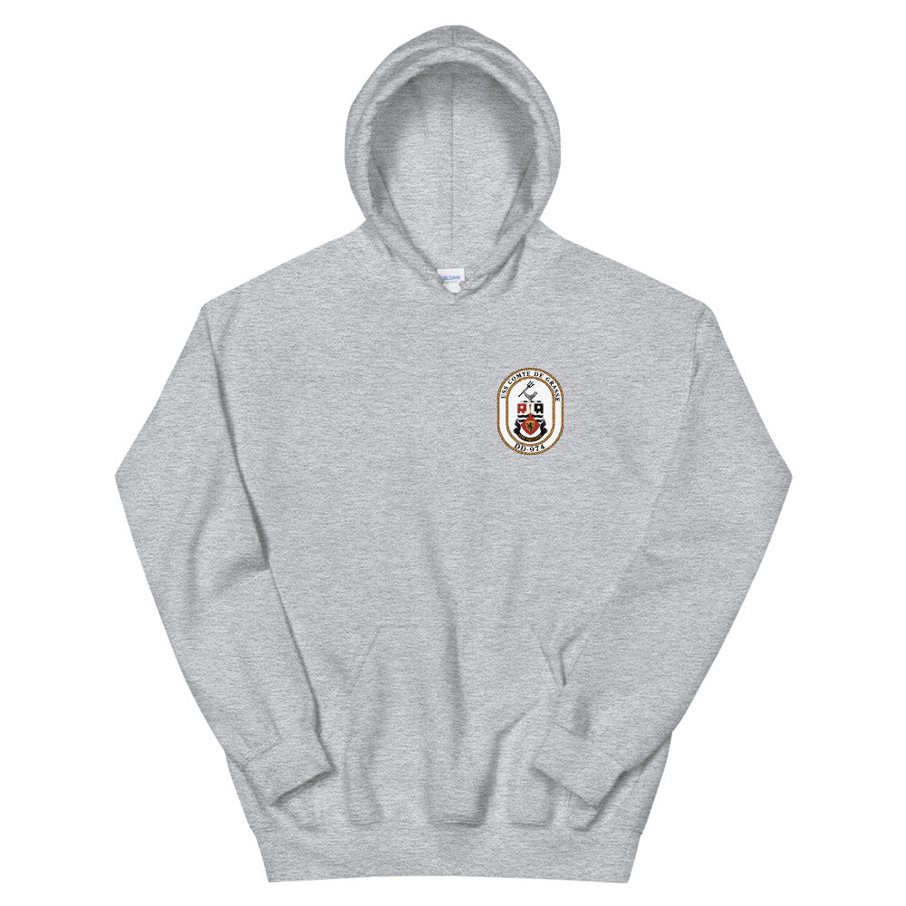 USS Comte De Grasse (DD-974) Ship's Crest Hoodie
