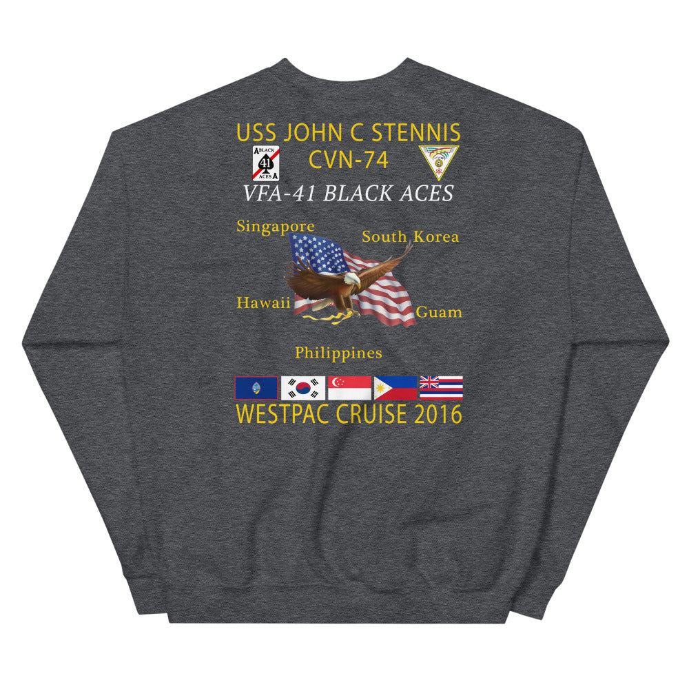 VFA-41 Black Aces 2016 Cruise Sweatshirt