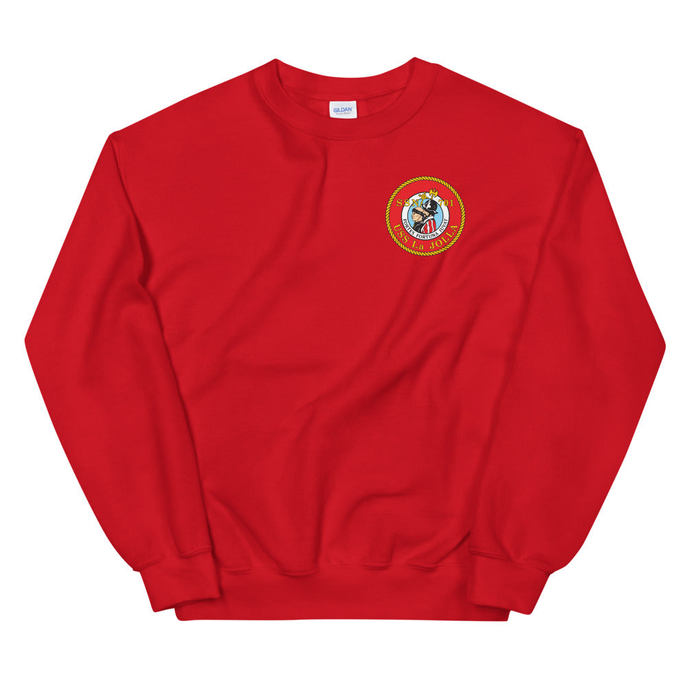 USS La Jolla (SSN-701) Ship's Crest Sweatshirt
