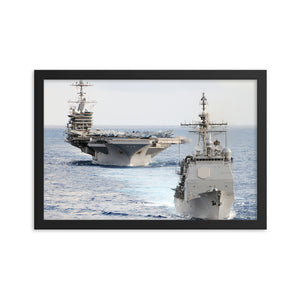 USS Mobile Bay (CG-53) Framed Ship Photo