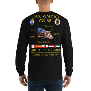 USS Anzio (CG-68) 2003 Long Sleeve Cruise Shirt