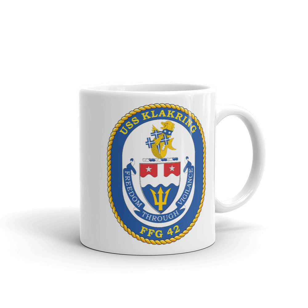 USS Klakring (FFG-42) Ship's Crest Mug