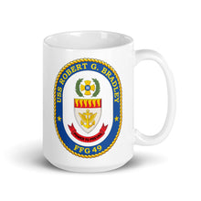 Load image into Gallery viewer, USS Robert G. Bradley (FFG-49) Ship&#39;s Crest Mug
