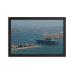 USS America (LHA-6) Framed Ship Photo