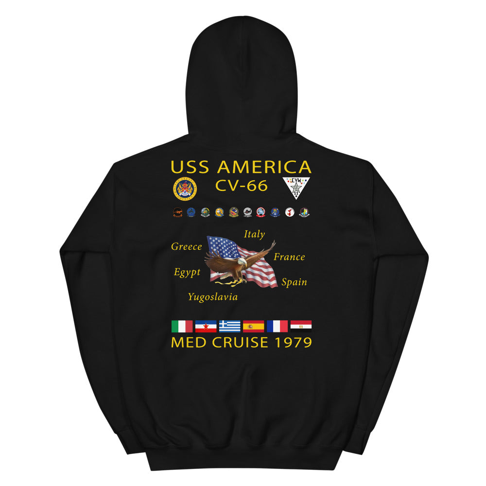 USS America (CV-66) 1979 Cruise Hoodie