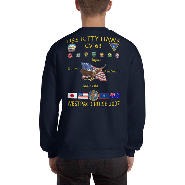 USS Kitty Hawk (CV-63) 2007 Cruise Sweatshirt