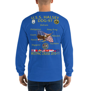 USS Halsey (DDG-97) 2010-11 Long Sleeve Cruise Shirt