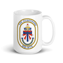 Load image into Gallery viewer, USS Oldendorf (DD-972) Ship&#39;s Crest Mug