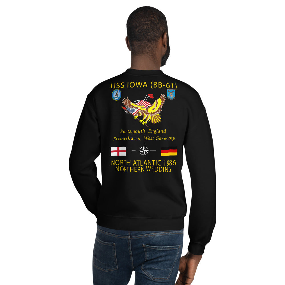 USS Iowa (BB-61) 1986 Cruise Sweatshirt