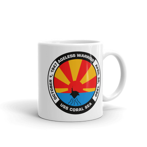 USS Coral Sea (CV-43) Ageless Warrior Mug