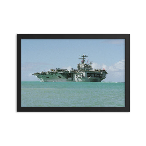 USS Abraham Lincoln (CVN-72) Framed Ship Photo