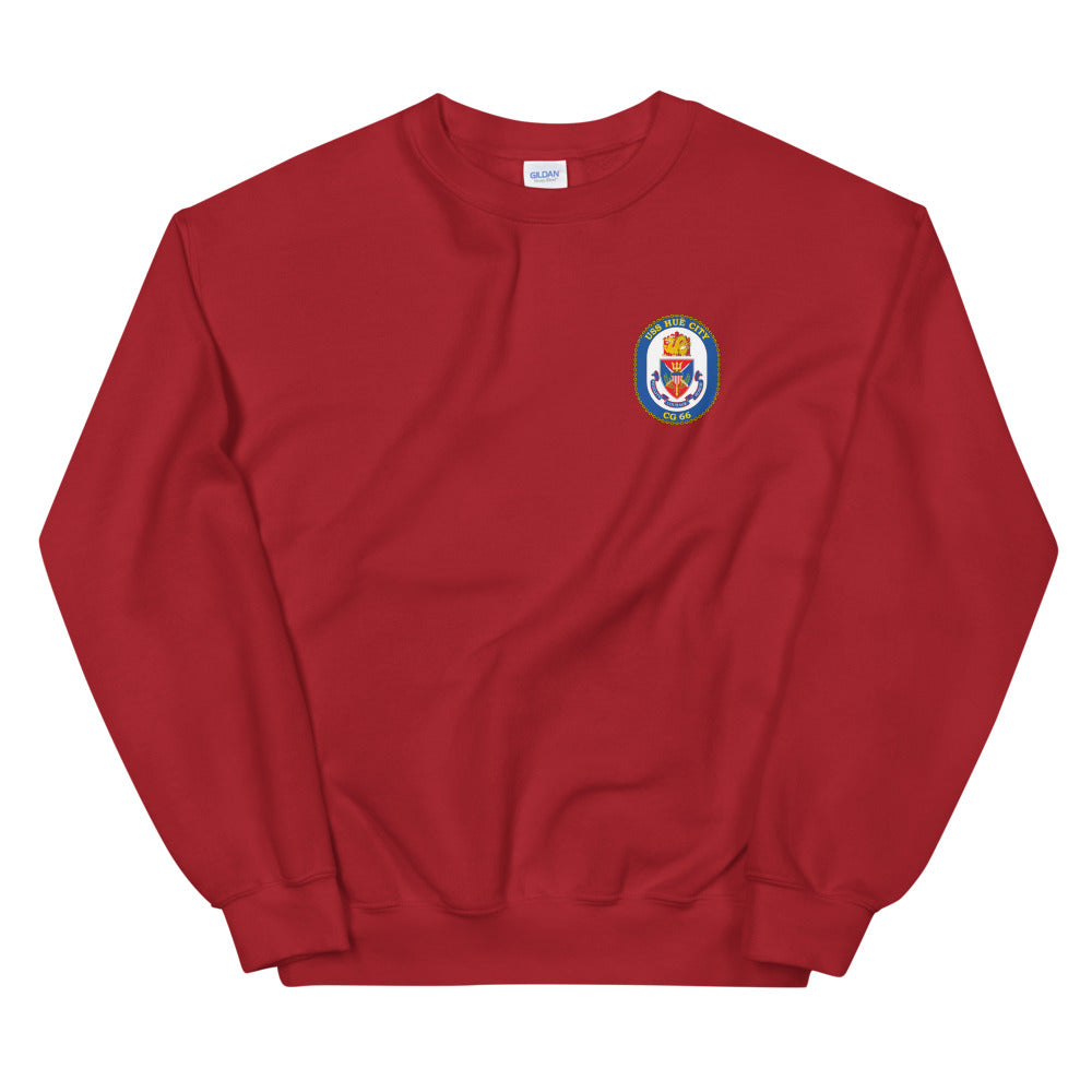 USS Hue City (CG-66) Ship's Crest Sweatshirt