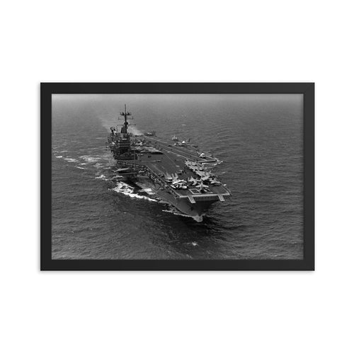 USS Saratoga (CV-60) Framed Ship Photo