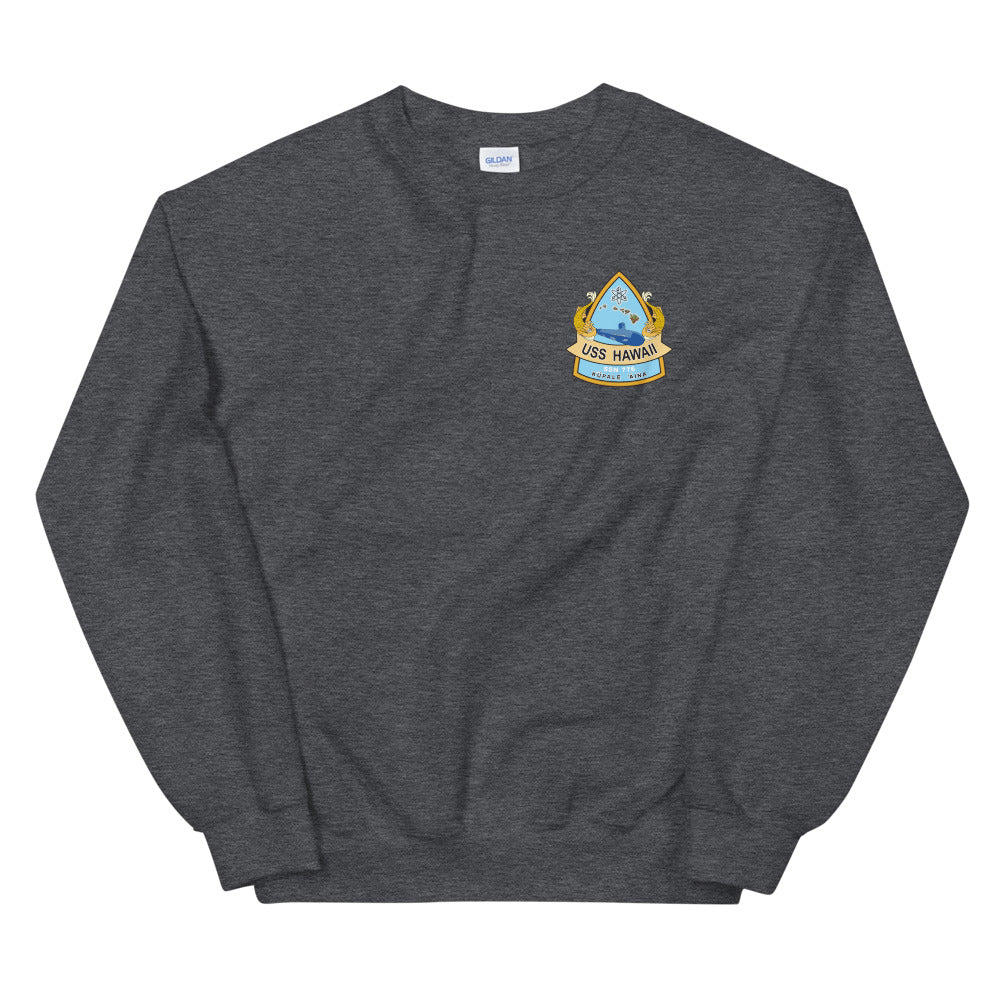 USS Hawaii (SSN-776) Ship's Crest Sweatshirt