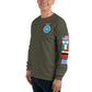 IKE CUSTOM w/FLAGS - E HUGHES - Long Sleeve Shirt