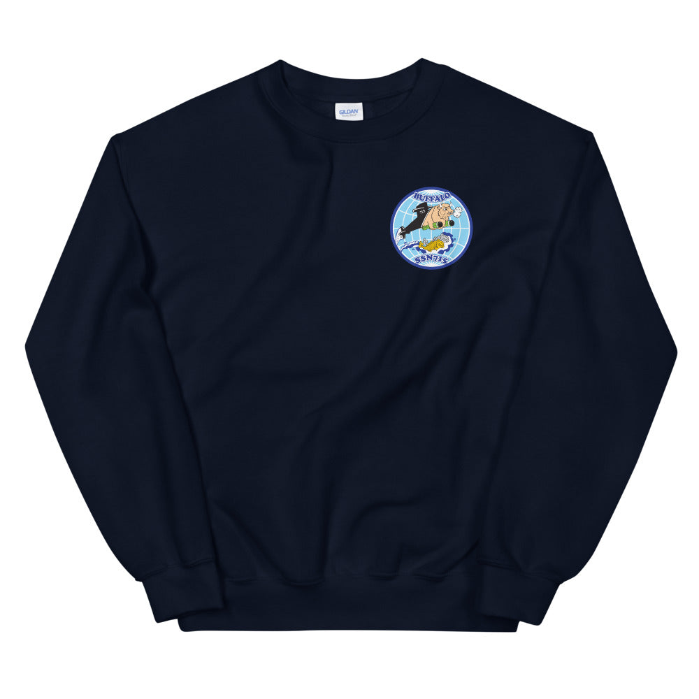 USS Buffalo (SSN-715) Ship's Crest Sweatshirt