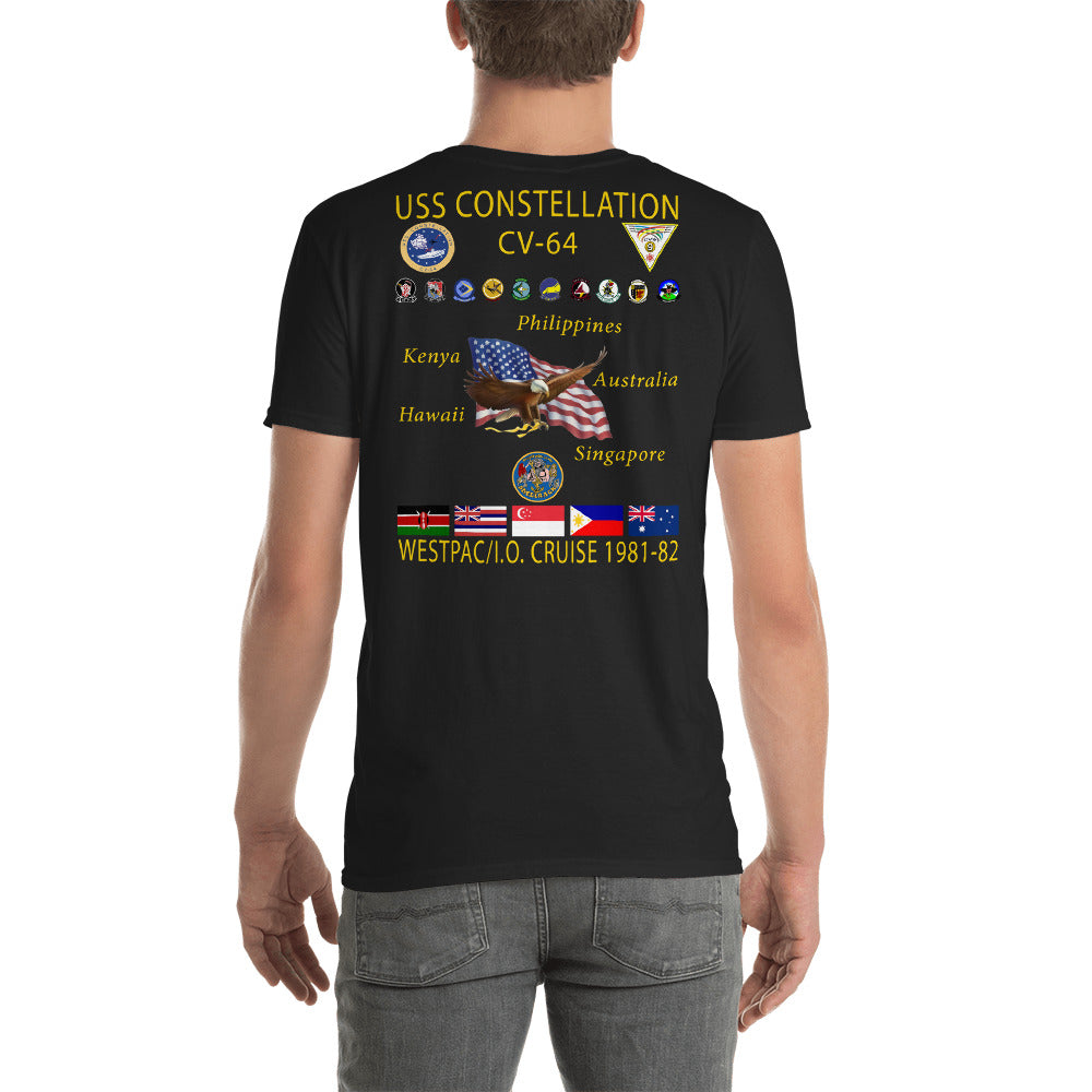 USS Constellation (CV-64) 1981-82 Cruise Shirt